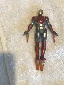 Marvel Avengers Iron Man Figure with FAUX Flames - 4.2 in - Picture 1 of 3