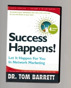 SUCCESS HAPPENS, Dr Tom Barrett, Audio Book, 4 CD Set NEW Sealed - Picture 1 of 2
