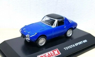 1/72 Real-X TOYOTA Sports 800 AZUL modelo de coche fundido a presión  Foto 1 de 2