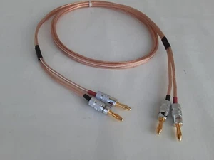 2 FT Monster Cable High Performance Precision Speaker 12 AWG, W/ Banana Plugs - Picture 1 of 1