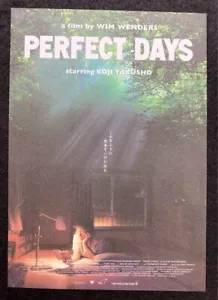 PERFECT DAYS 2023 Movie mini Poster Chirashi Wim Wenders Koji Yakusho Japan NEW - Picture 1 of 2