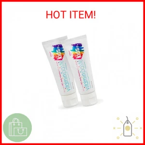 Kids Toothpaste with Daily Multivitamins B3, B5, B6, D, E, Xylitol, Calcium, Flu - Picture 1 of 2