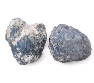 Lote de 2 piezas de nódulos naturales cristal angelita 194,6 gramos - Imagen 1 de 2