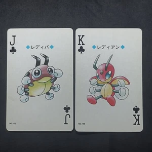 Ledyba + Ledian _ Pokemon Poker Karte_Japanisch_Gut_ Ledyba Ledian Poker - Bild 1 von 6