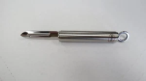 ROSLE STAINLESS STEEL ROUND-HANDLE PEELER 7.3" NICE NEW!!! - Picture 1 of 4