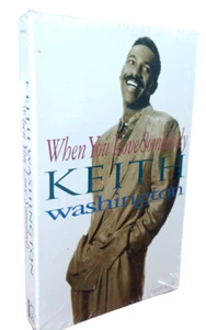 Keith Washington - When You Love Somebody Original Cassette Tape Single NEW 1991 - Picture 1 of 3