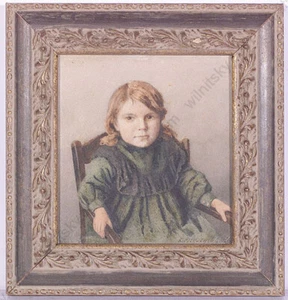 Kasimir Przyszychowski (1836-1917) "Portrait of a Little Girl from Odessa" - Picture 1 of 3