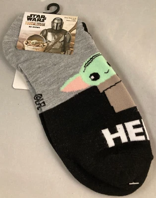 Star Wars - Mandalorian - Hola - 1 Par - Calcetines No Show - Talla Mujer 4-10 Foto 1 de 4