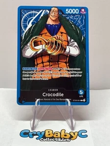 One Piece Crocodile ST03-001 The Seven Warlords of the Sea Starter Deck 3 Leader - Imagen 1 de 4
