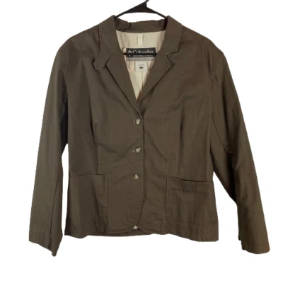 Columbia XCO Women's Large Brown Jacket Blazer Floral Lined - Image 1 of 4