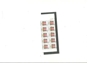 Briefmarken Monaco Stilisiertes Wappen. Heft mit 10 Briefmarken. Angebot 5,80 € - Bild 1 von 2