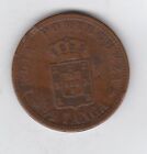 1903 Portuguese India Half Tanga Coin In Good Fine Condition.