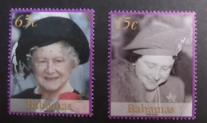 Bahamas 2002 Queen Mother Commemoration SG1286/7 UM MNH unmounted mint - Imagen 1 de 1