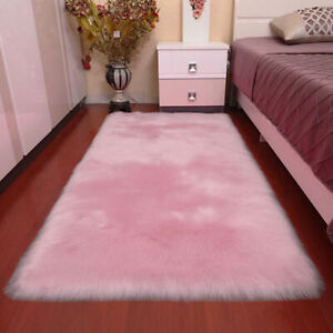 Thick Faux Fur Carpet for Living Room Plush Rug Fluffy Floor Carpets Area Rugs 