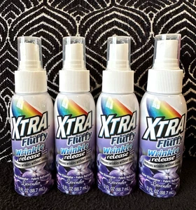 4er-Packung XTRA NICE N FLUFFY LAVENDEL FALTENFREIGABE STOFFSPRAY GERUCHSBESEITIGER SET - Bild 1 von 7