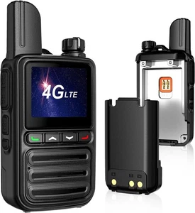 Walkie Talkies 4G LTE POC Radio bidireccional de largo alcance Paquete de 2 PTT a nivel nacional - Imagen 1 de 8