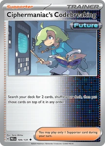 2x Ciphermaniac's Codebreaking 104/131 Prismatic Evolutions Regular - Picture 1 of 1