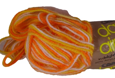 Caron Petite Dazzle Aire Yarn Oranges Knitting Crochet Craft - Image 1 of 4