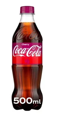 Coke Cherry 500ml x 12 Bottles Cherry Flavour 31.10.25 - Image 1 of 3