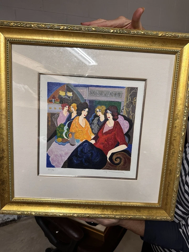 ITZCHAK TARKAY Hand Signed Serigraph "Enchanted Moments III" w/ COA FRAMED - Image 1 of 2