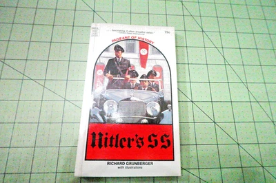 HITLER'S SS BY RICHARD GRUNBERGER 1973 DELL BKS WW2 HISTORY PB EX-LIB PB - Image 1 of 3