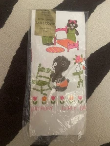 Vintage Hallmark Table Cover 60 x 102 Paper Birthday Goldilocks & Cinderella (2) - Picture 1 of 4