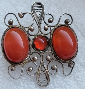 Rare Vintage Soviet Brooch USSR Czechoslovakia USSR Women's 1980 Nice Rare Item - Picture 1 of 8