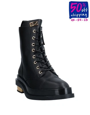 PVP €1100 GIUSEPPE ZANOTTI Botas Cuero Botines US6 UK3 EU36 Hecho en Italia Foto 1 de 4