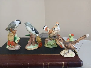 Vintage George Good State Vogel Figuren - Road Runner, Ruffed Grouse, Mockingbird + - Bild 1 von 4