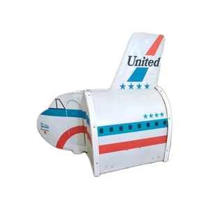 Estuche de avión Mattel Barbie's Friend Ship + Acc.  United Airlines vintage #8639  - Imagen 1 de 8