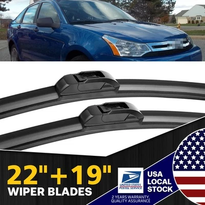 Limpiaparabrisas delantero duradero para todas las estaciones para Dodge Neon 00-05 22" y 19" Foto 1 de 4