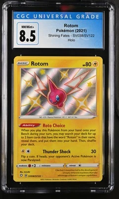 Pokémon Rotom #SV038/SV122 English CGC 8.5 2021 Pokémon Shining Fates - Image 1 of 2