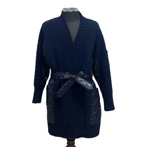 Max Mara Weekend Line Cappotto In Maglia Trapuntato E Imbottito - Picture 1 of 8