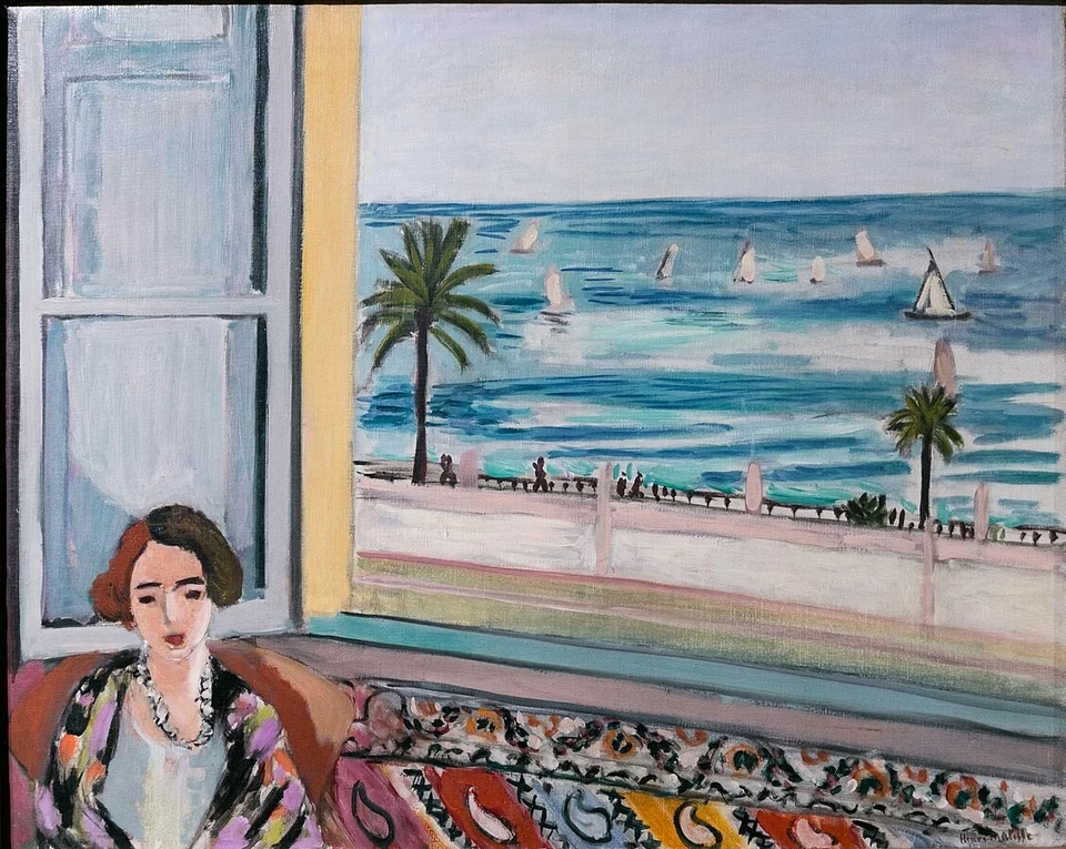 Henri Matisse Mulher Sentada, Volta Voltada para a Janela Aberta 1922 Impressões 17" X 22" - Imagem 1 de 1