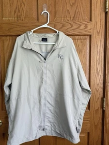 Nike Kansas City Golf Zip Up Cream XL Mens Cream/ Gray Jacket Varsity University - Picture 1 of 7