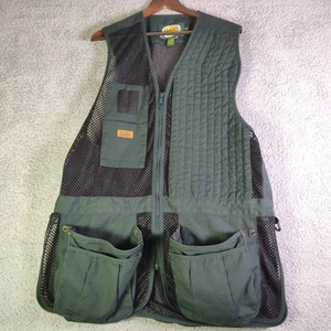 Cabelas Sport Weste Herren XL grün Sporting Clays Trap Jagd Netztaschen grün - Bild 1 von 10