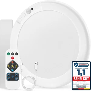 Led Plafoniera Batteria Sensore Movimento per Garage, Lampada Da Soffitto Ripost - Foto 1 di 12