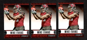 2014 Rookies and Stars #175 - Mike Evans RC Rookie - Buccaneers - (3) lote de tarjetas - Imagen 1 de 1
