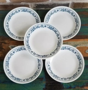 5 Corelle Altstadt Blau Zwiebel Teller Brot Butter Vorspeise Dessert Teller 6 3/4" - Bild 1 von 10