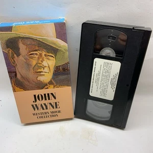 JOHN WAYNE WESTERN MOVIE COLLECTION VHS Blue Steel DESERT TRAIL Lawless Range - Picture 1 of 6