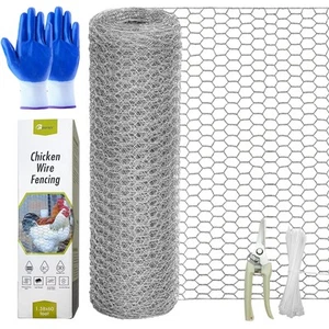Chicken Wire Fencing, 16.5 Inch x 80 Feet Chicken Wire Mesh Roll for Garden P... - Picture 1 of 7