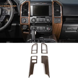 Central Control Trim Conditioner Cover Kit Inner Accessories for Ford F150 15-20 - Picture 1 of 11