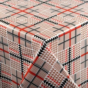 Wipe Clean Tablecloth 180 x 140cm Vinyl Plastic Wipeable Cover Waterproof Tartan - Picture 1 of 8