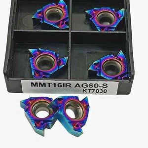 HRC55 16ER AG60-S 16IR AG60-S ZM1135N nano blu inserto filettato lama carburo - Foto 1 di 7