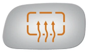 Fits Dodge Dakota 2005-2010  Driver Side Heated Mirror Glass - Foto 1 di 1