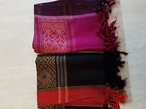 BRAND NEW EXCELLENT QUALITY MANIPURI DUPATTA IN DIFFERENT STYLES, ONE SIZE