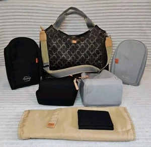 Pacapod Napier Baby Changing Plus 4 Inner Bags Mat & Warmer VGC - Picture 1 of 24