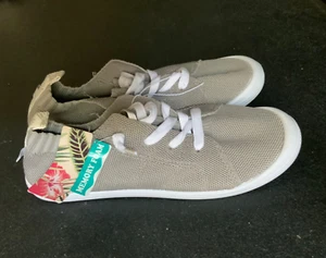 🔥 Tommy Bahama Canvas Memory Foam Gray Shoes Size 7.5 – NWT, Casual & Comfy! 🔥 - Picture 1 of 9