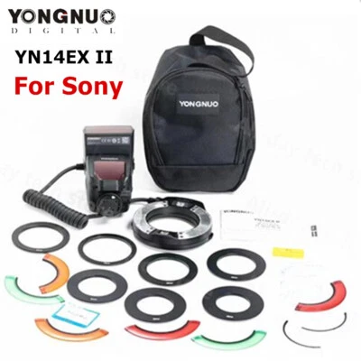 YONGNUO YN14EX II YN14EXII TTL Macro Ring Flash Speedlite Light for Sony Camera - Image 1 of 4