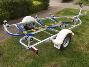 Pecision Boat Trailer Drive On Galvanised 5.6mt suit 18ft boat, led, jarrett - Picture 1 of 8